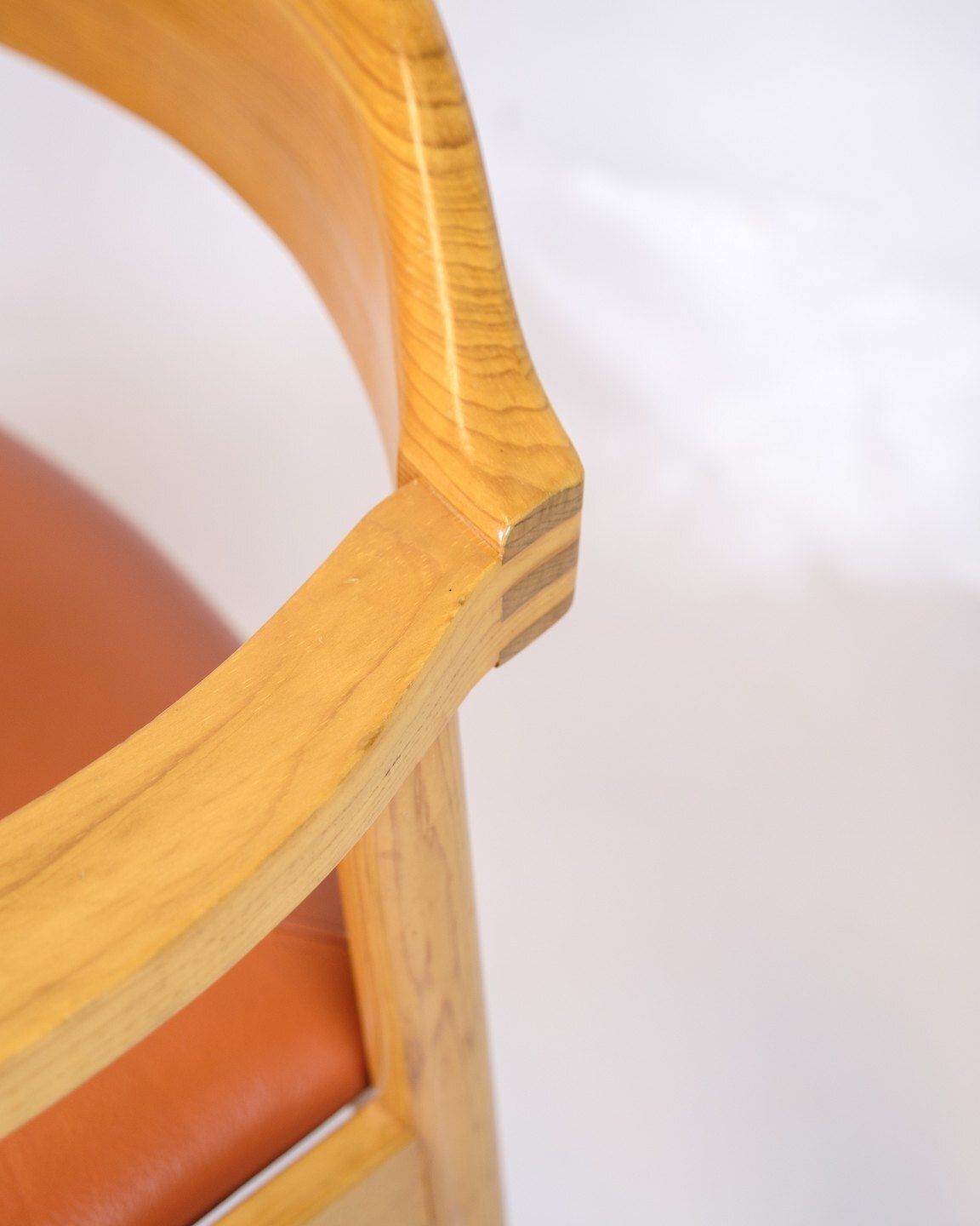 Armchair   Model Form 75   Cognac Leather Seat   Tappede Collections   Andreas Hansen   1980s photo furniture