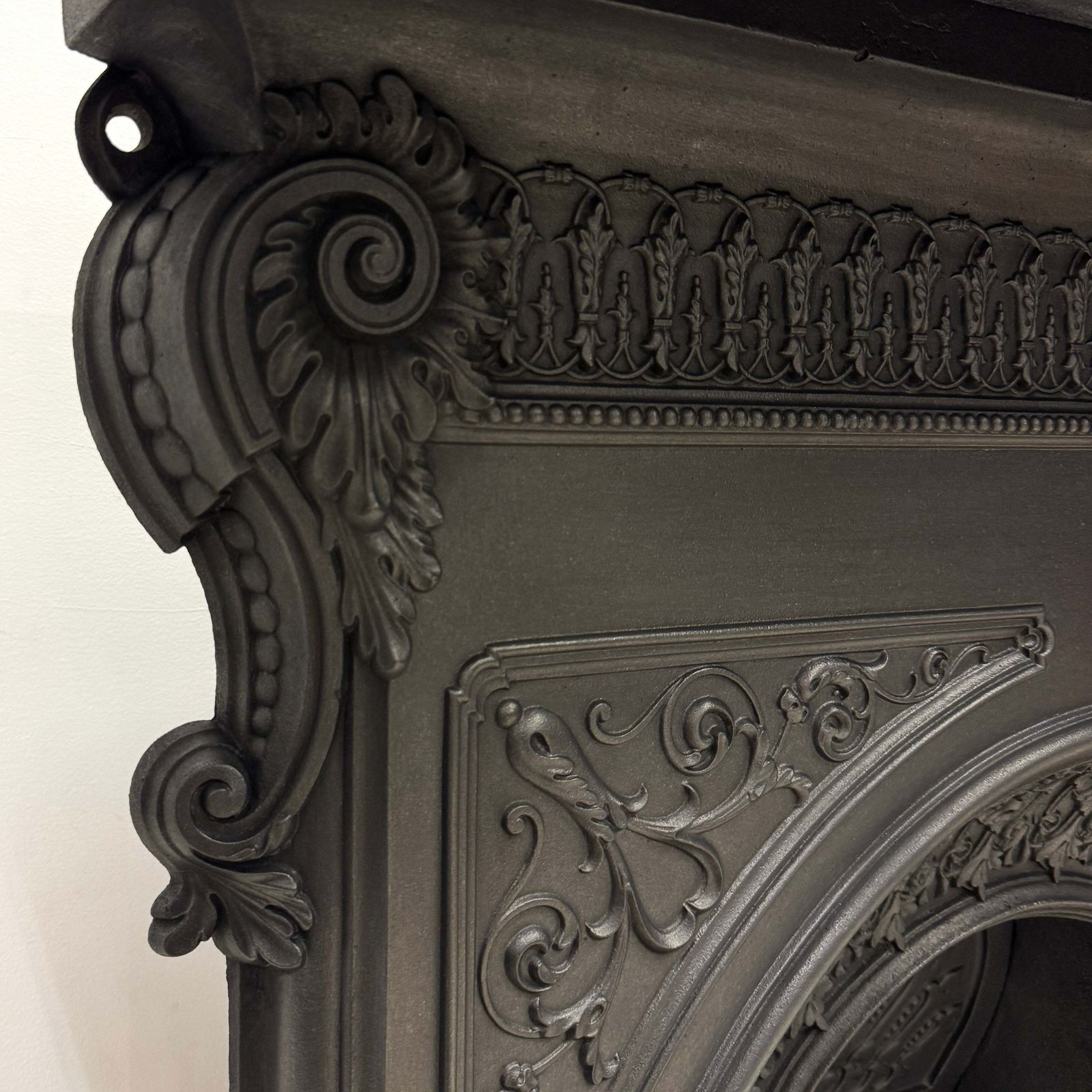 1150.0 Antique Cast Iron Combination Fireplace photo