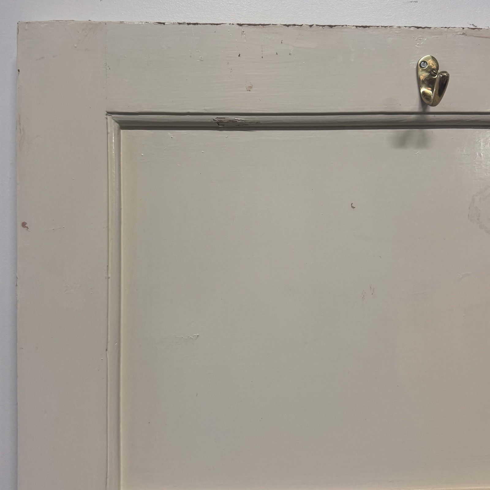Reclaimed Mid Century 1950s Four Panel Door 196.5cm X 75.5cm photo vinterior