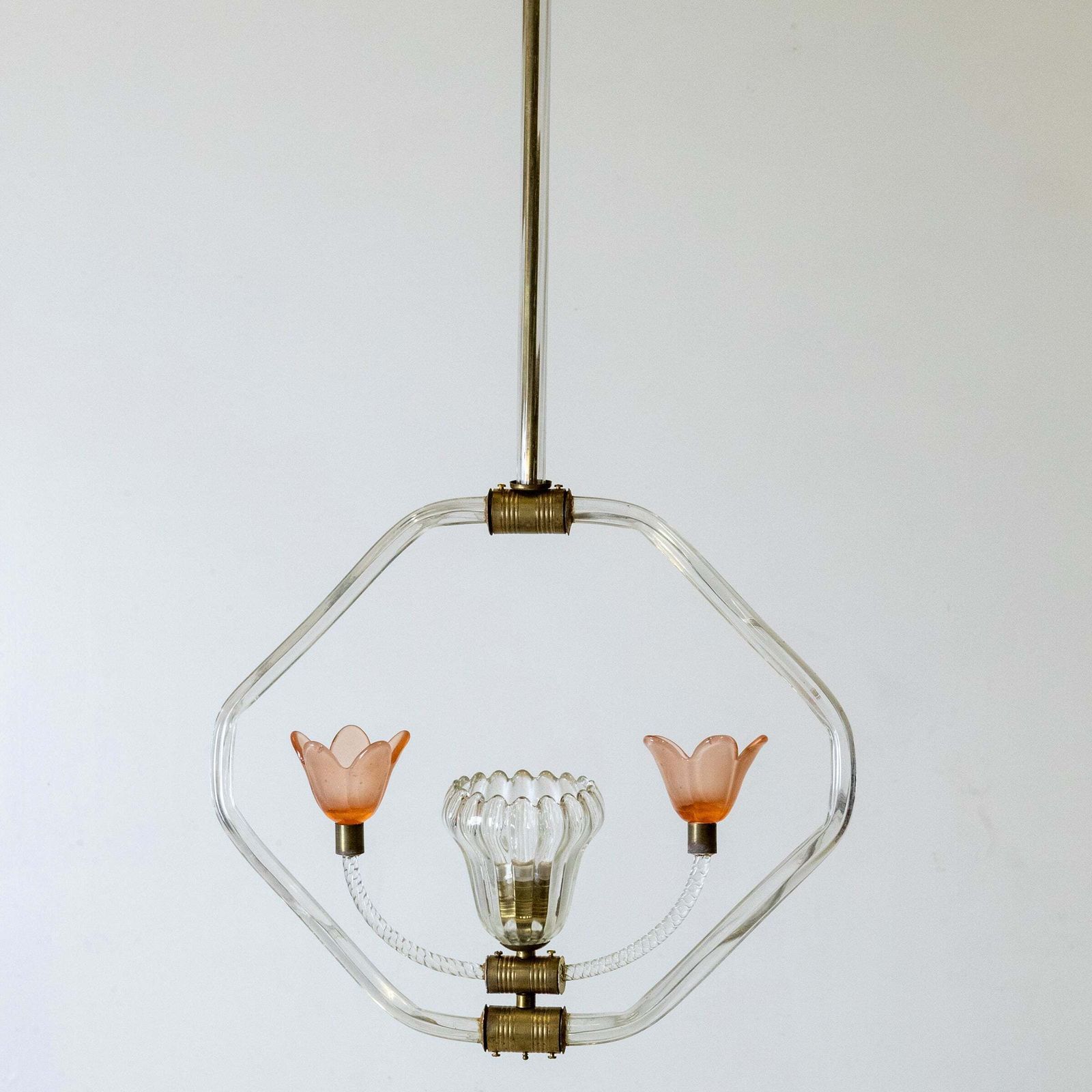 Lighting Art Deco Murano Light By Ercole Barovier photo