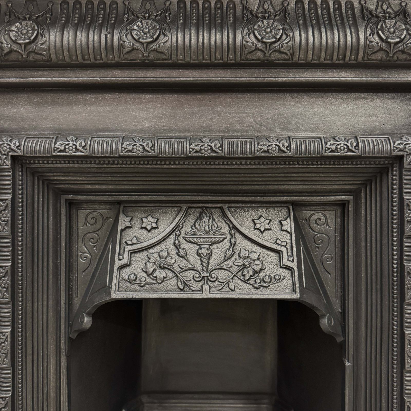 Antique Cast Iron Combination Fireplace photo buy