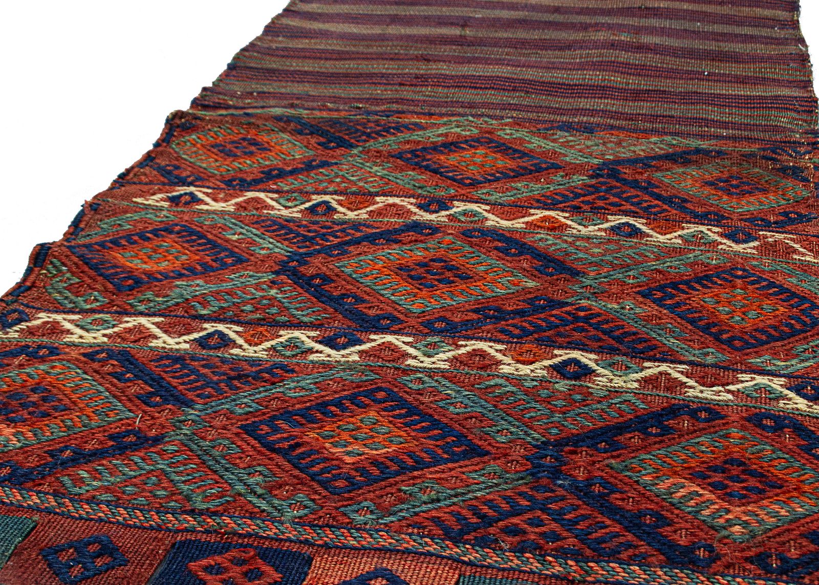 Antique Qashqai Bag 260x67cm, 1900s photo for sale