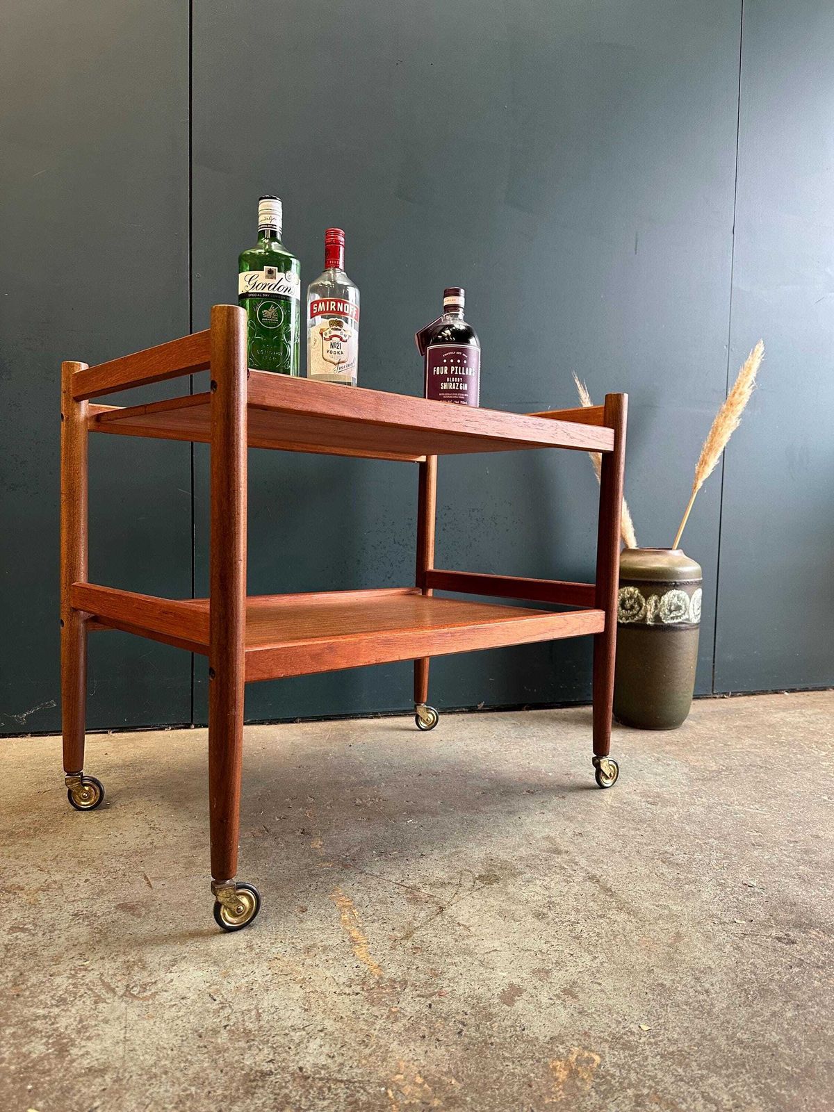 Scandinavian Mid Century Drinks Trolley