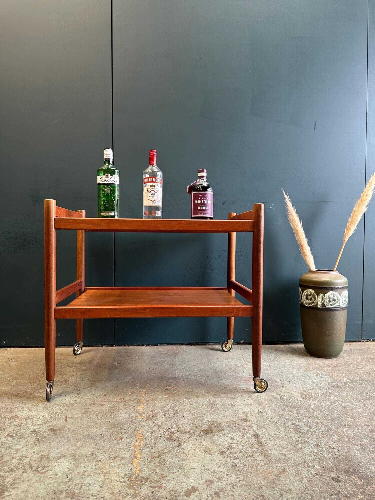 Scandinavian Mid Century Drinks Trolley photo for sale