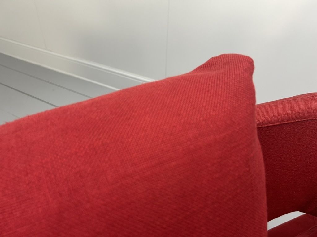 photo vinterior B&B Italia “Arne” 6 Seat L Shape Sofa – In Red Fabric