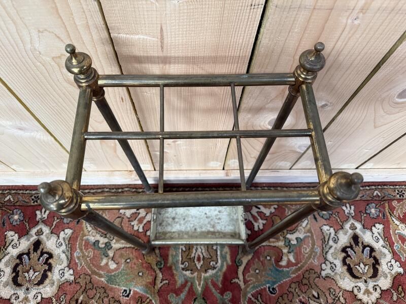 Porte Parapluie Ou Porte Canne En Laiton Napoléon III photo furniture