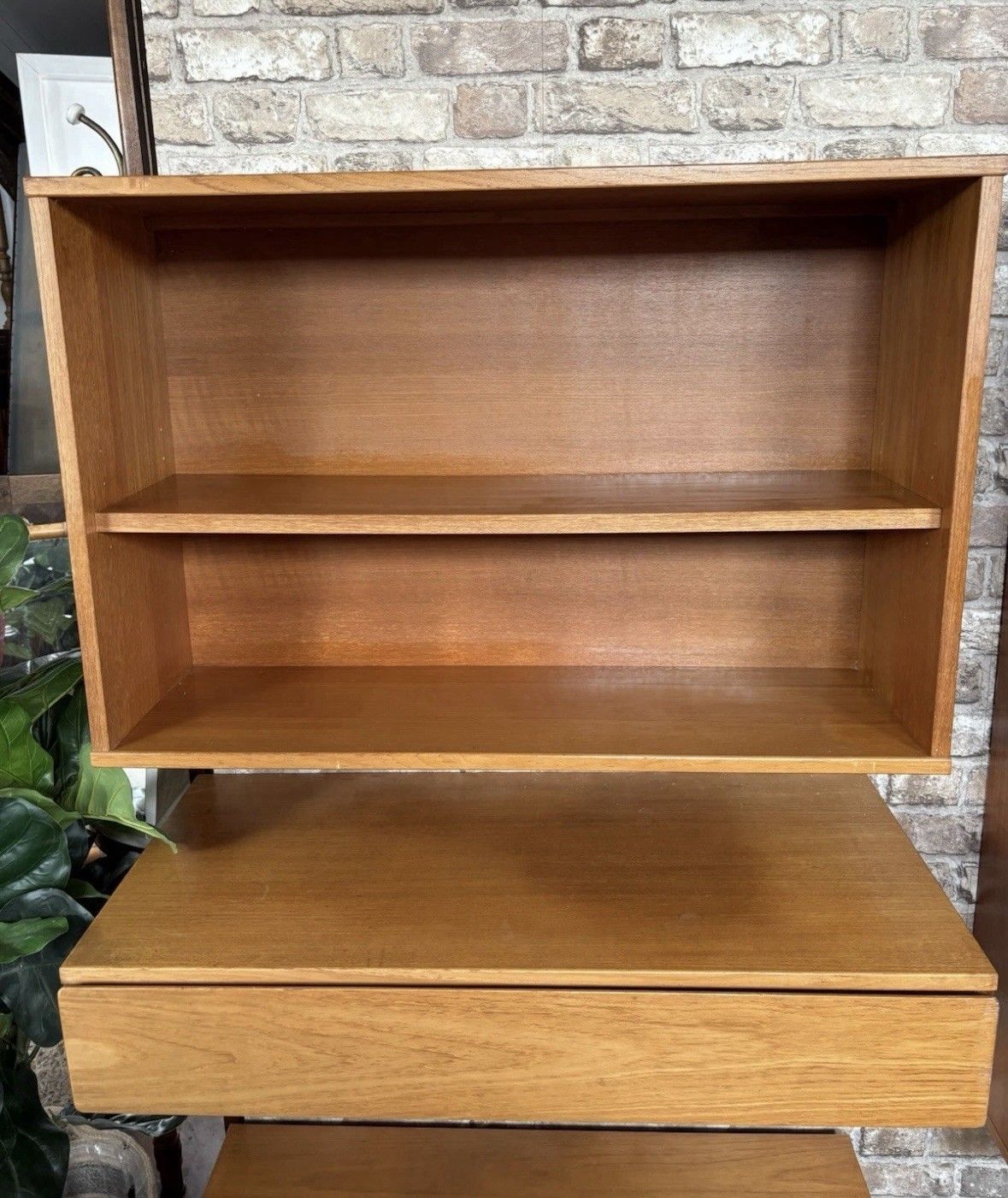 Vintage Beaver & Tapley 33 Teak Wall Bookcase – Shelving Mid Century Mcm photo vinterior