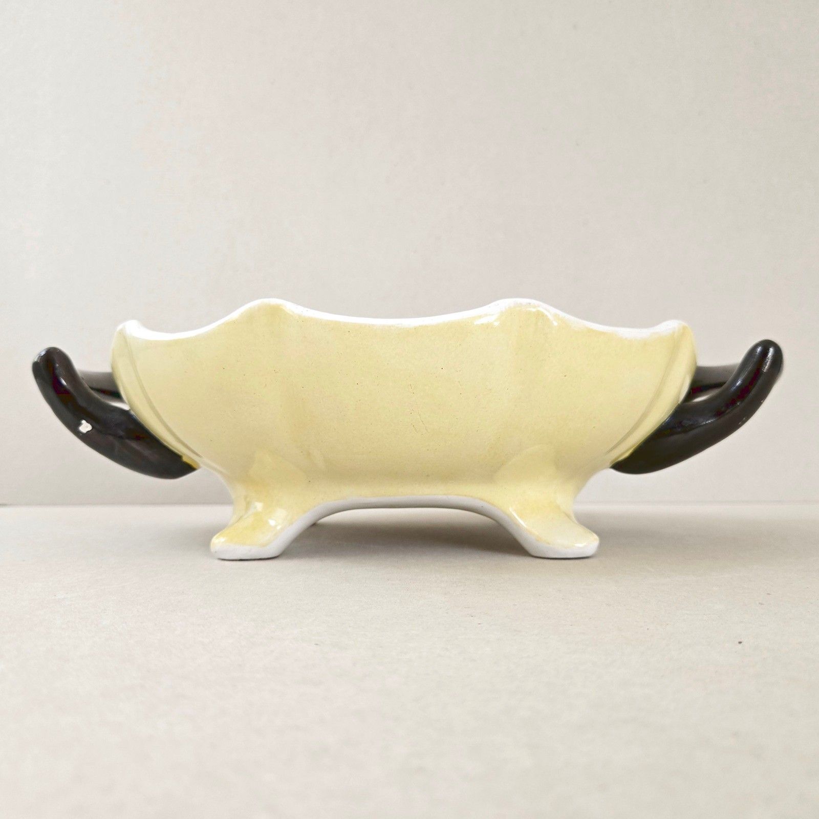 photo vinterior Vintage 1950s Saint Clement France 50s Rockabilly 1950s Ceramic Cup Plate