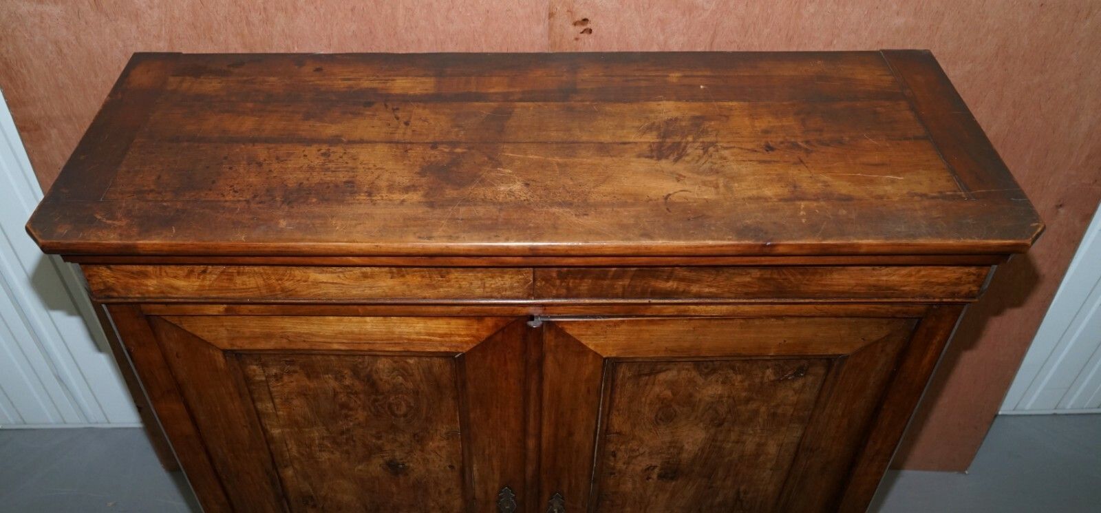 Sublime Circa 1820 French Fruitwood Kitchen Or Dining Room Antique Pot Cupboard photo Furniture