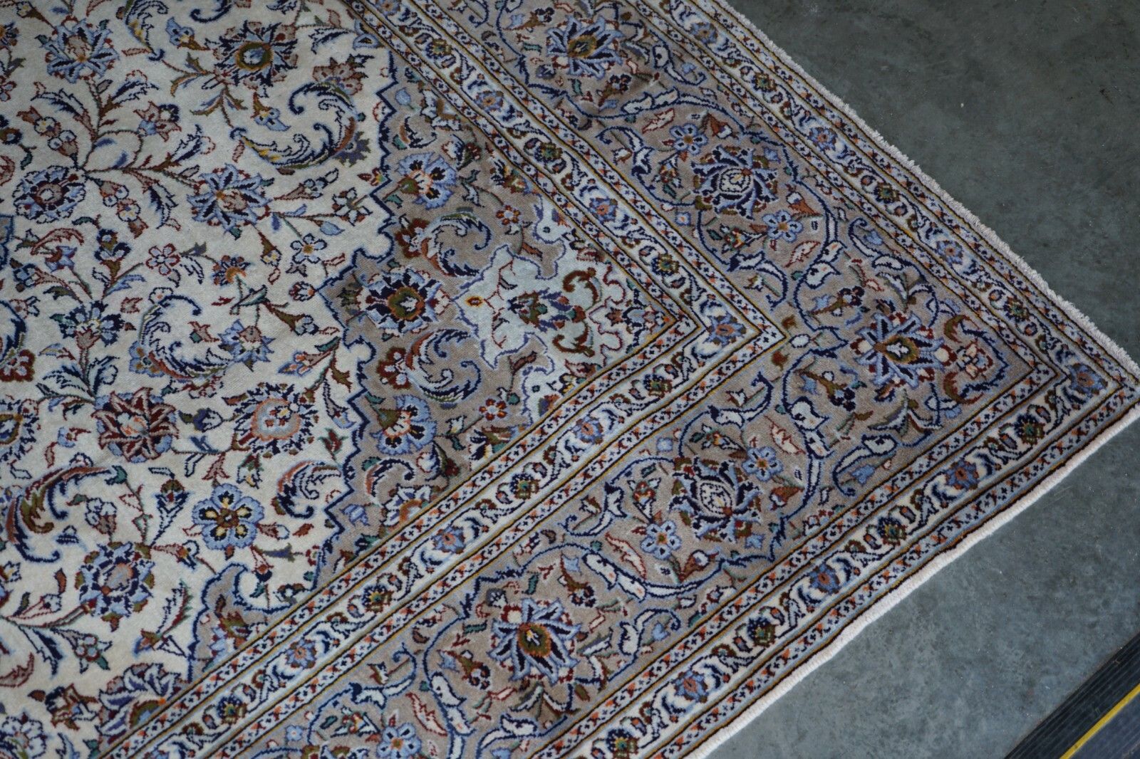 Fine French Vintage Cream Extra Large Rug Carpet 361cm X 263cm Must See Pictures photo 2850.0