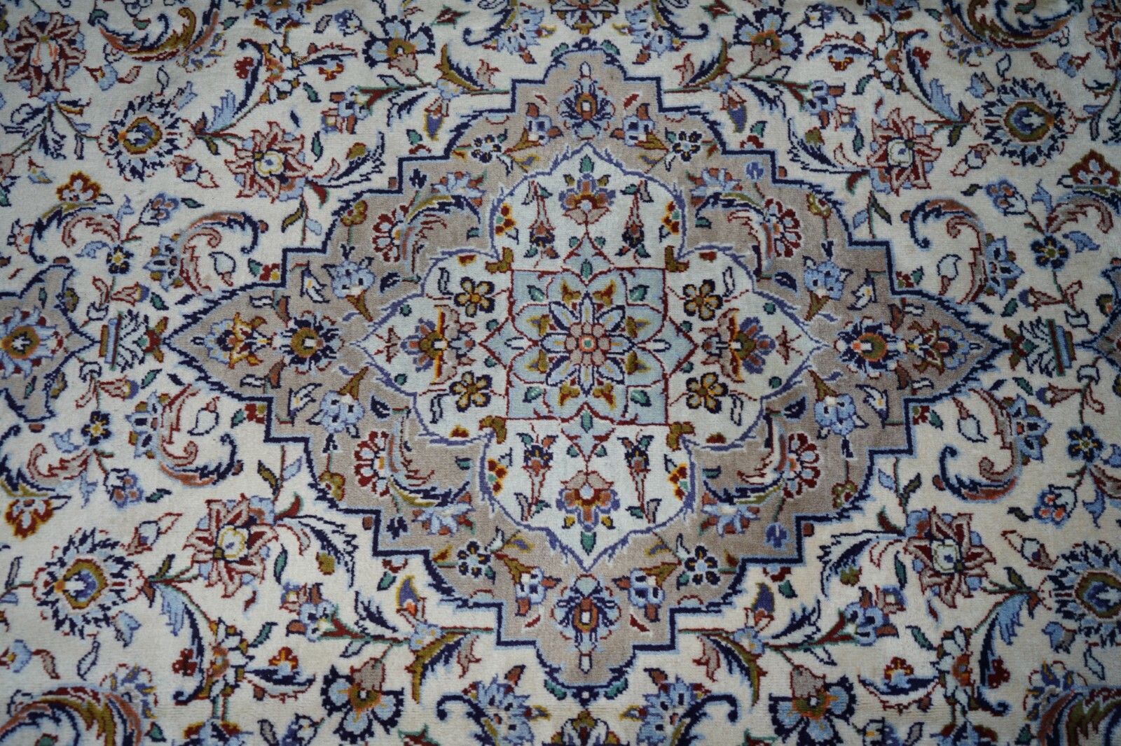 Fine French Vintage Cream Extra Large Rug Carpet 361cm X 263cm Must See Pictures photo vinterior
