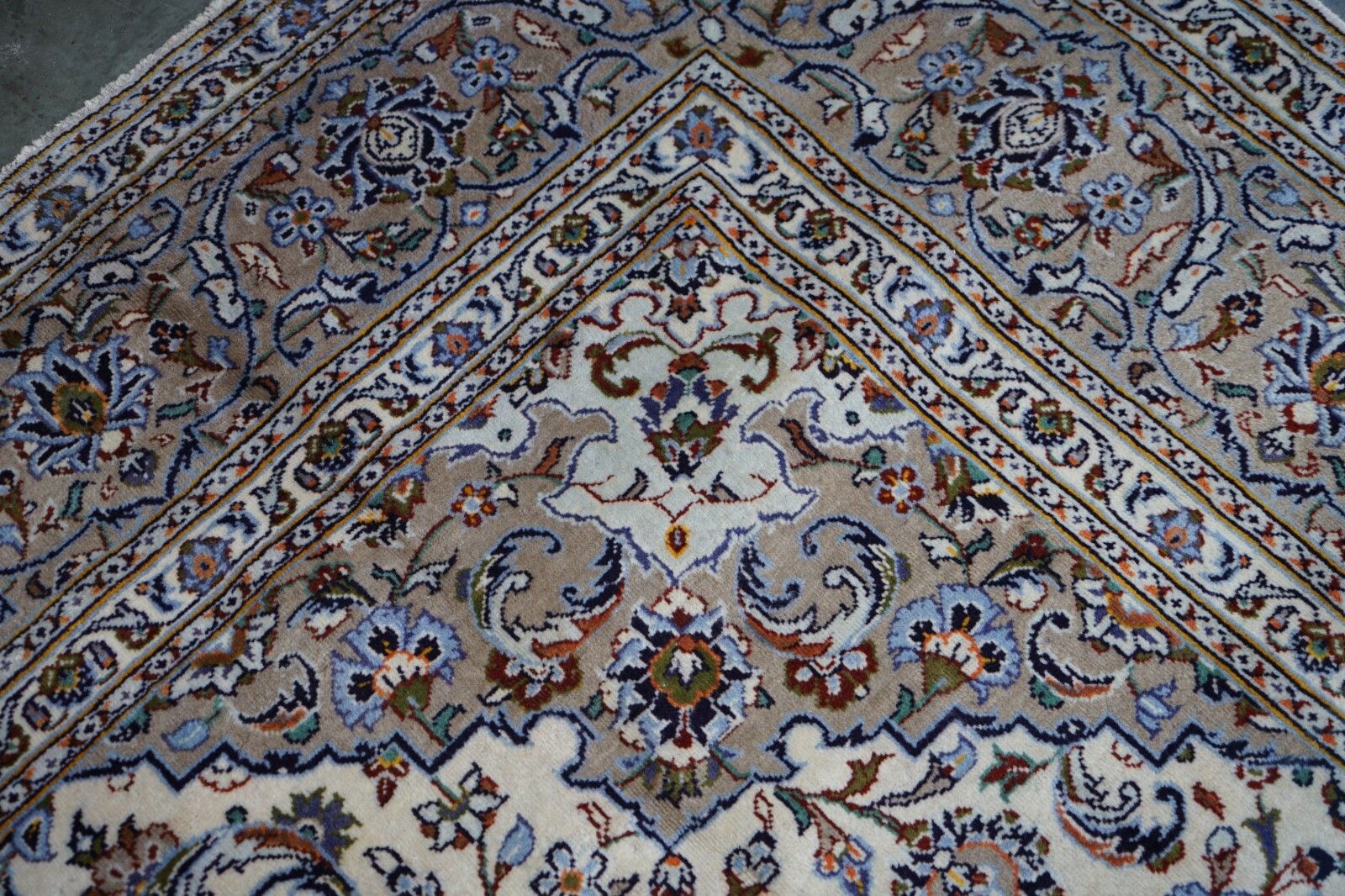 photo for sale Fine French Vintage Cream Extra Large Rug Carpet 361cm X 263cm Must See Pictures