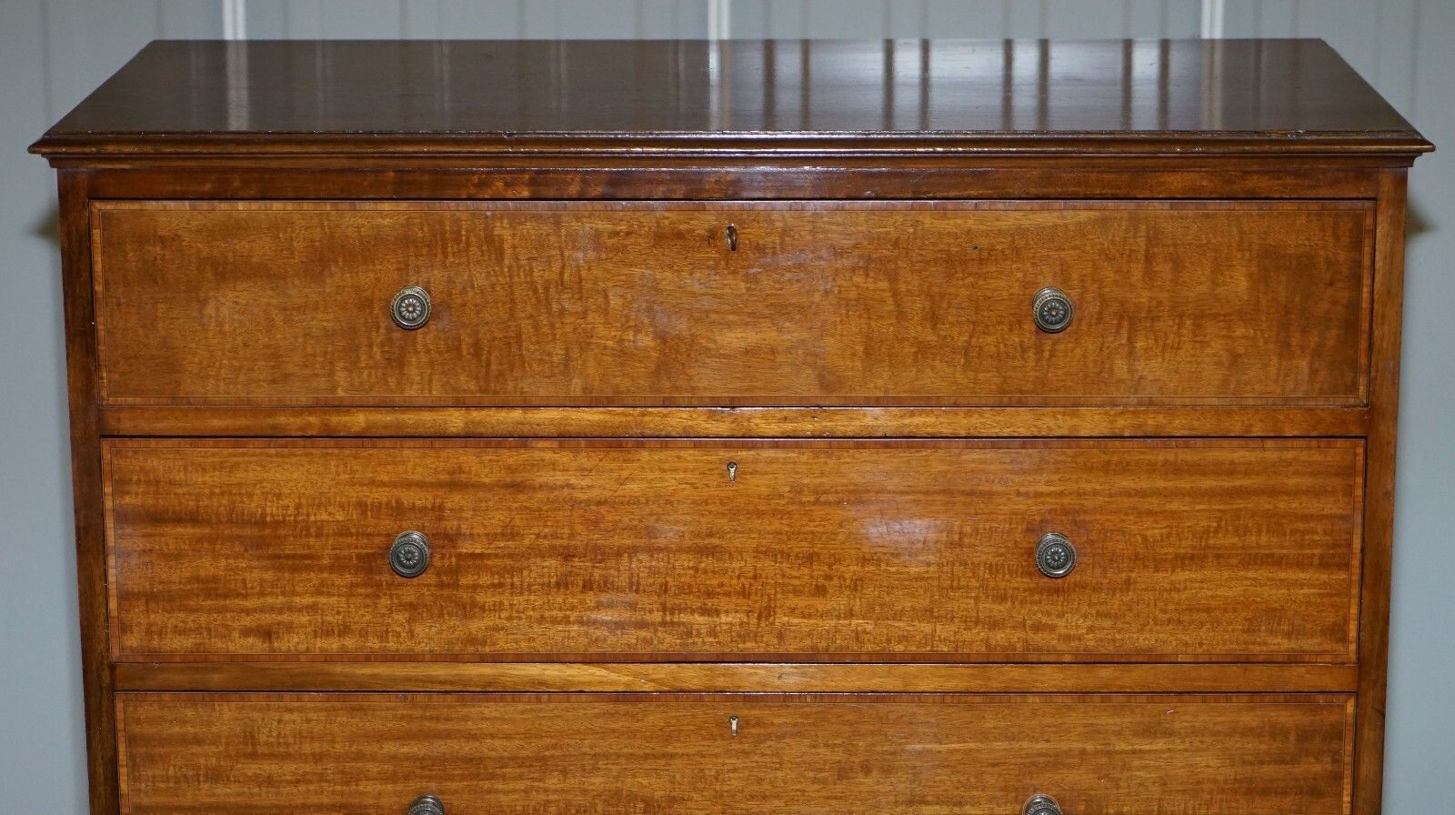 Very Rare Howard & Son's Victorian Chest Of Drawers Hidden Silver Wear Cupboard photo Furniture