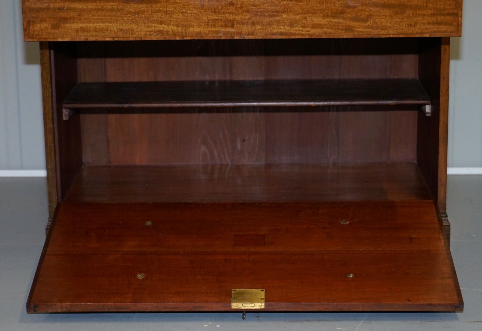 photo furniture Very Rare Howard & Son's Victorian Chest Of Drawers Hidden Silver Wear Cupboard