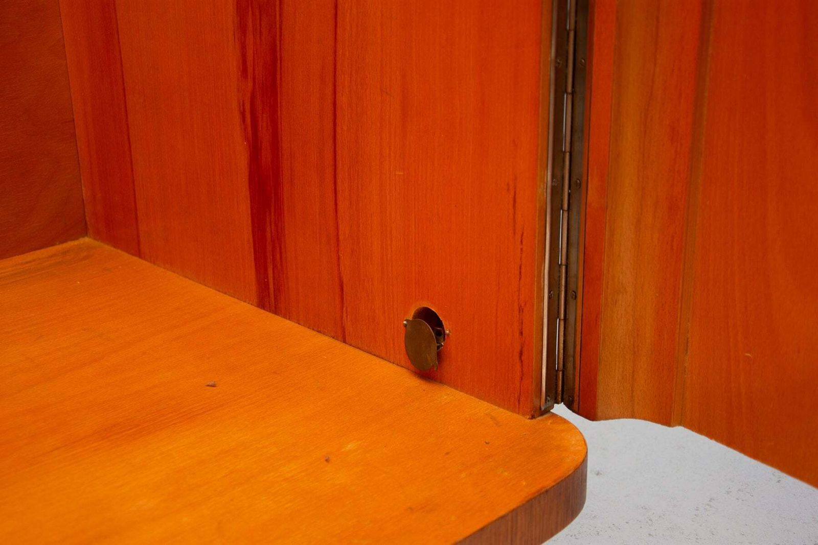 Large Bauhaus Wardrobe With Chrome Details, Bohemia, 1930s photo buy