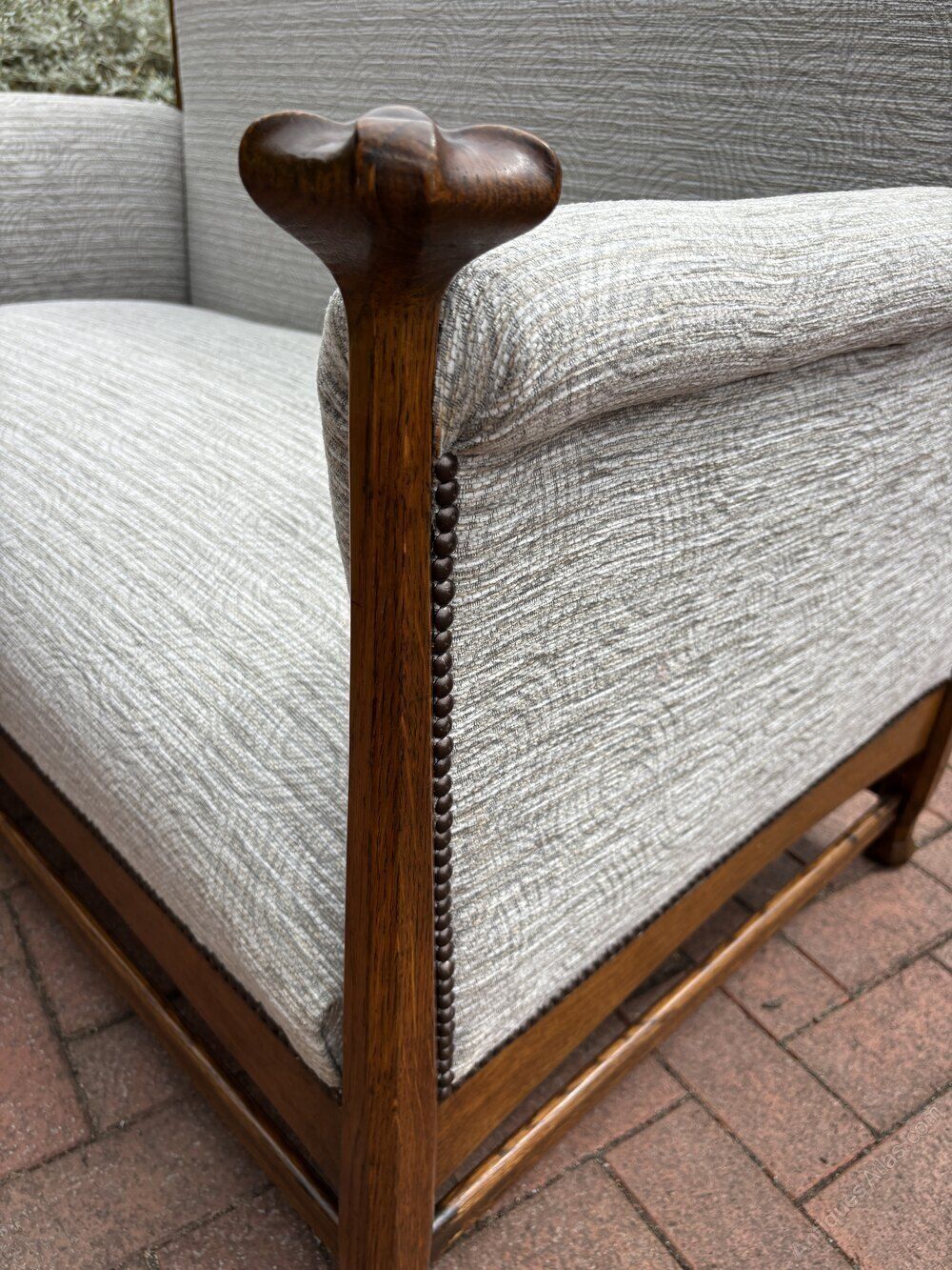 Walter Cave Arts & Crafts Settee photo furniture