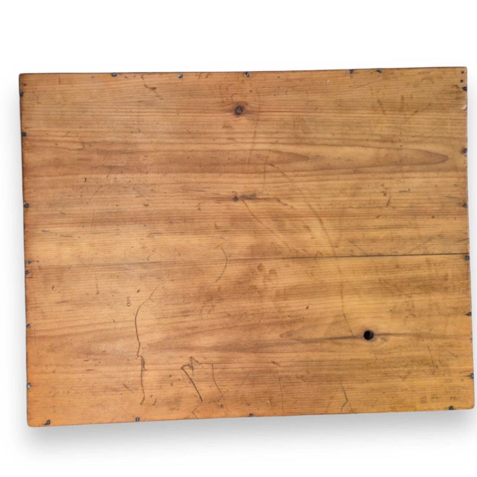 photo for sale Antique 19th Century Waxed Pine Storage Trunk – Rustic Blanket Chest