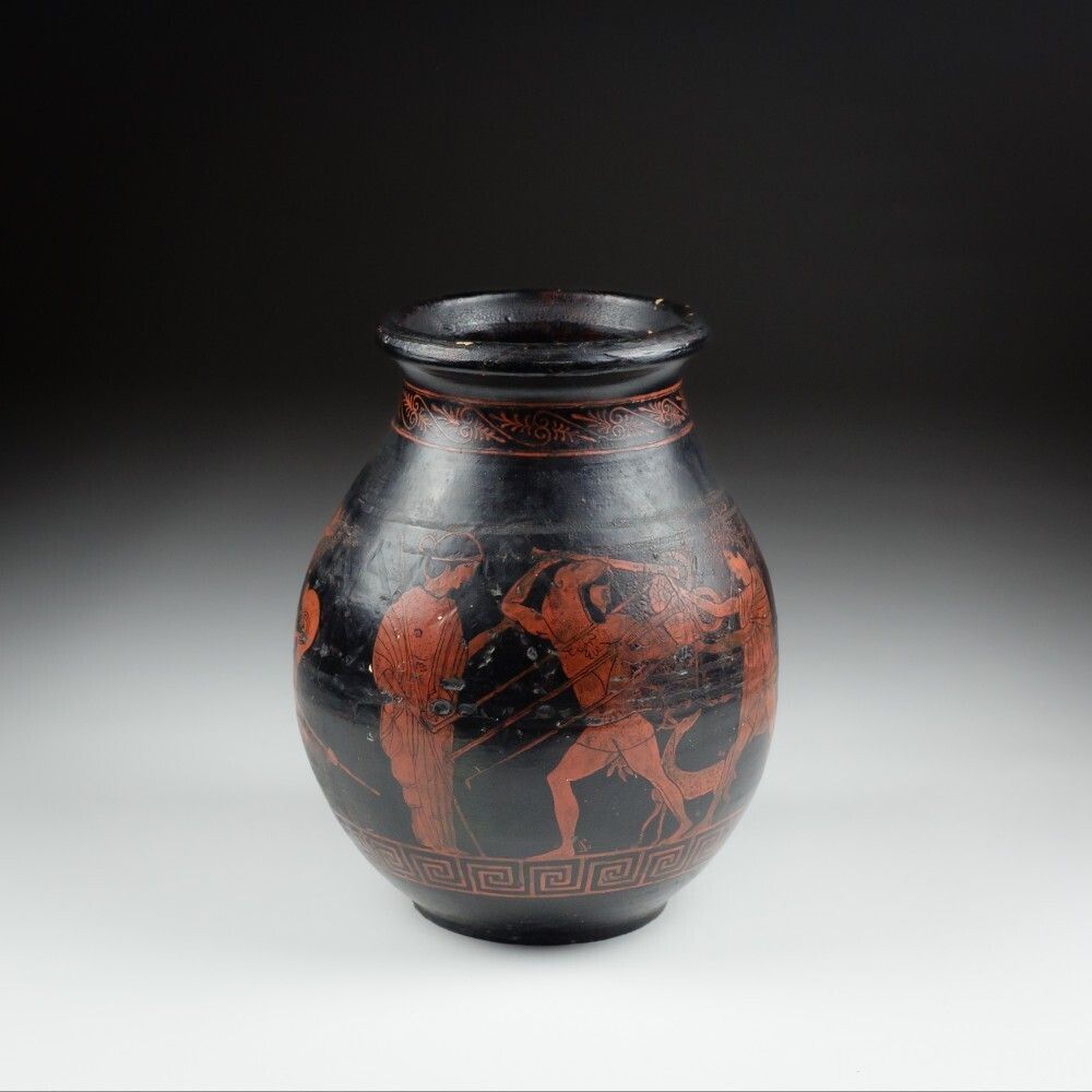 Early 20th Century Stoneware Attic Style Vase By Jean Magrou photo for sale