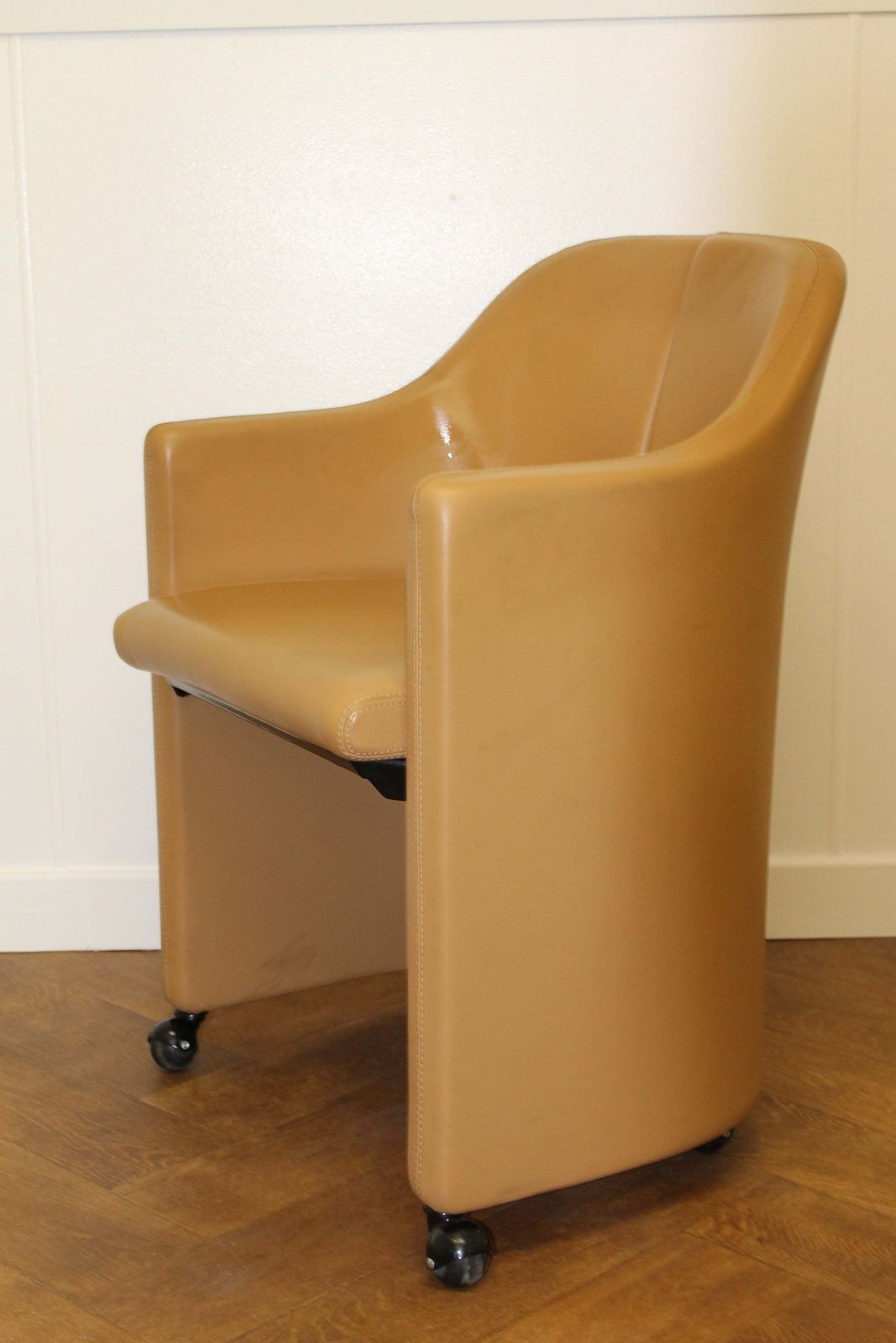 Used Vintage Tecno Model S142 Vintage Tall Armchairs By Eugenio Gerli photo for sale