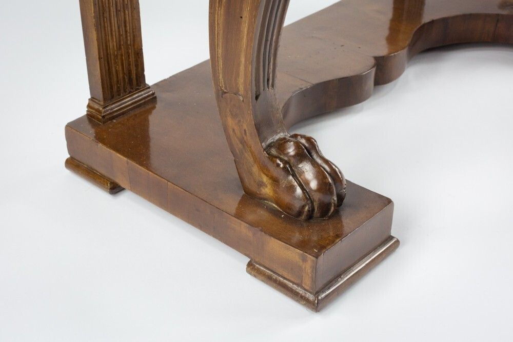 photo for sale Early 19th Century Console With Incarnat Turquin Marble