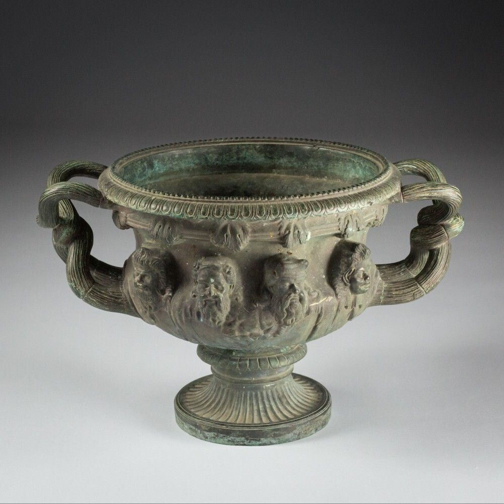 Late 19th Century Grand Tour Bronze Albani Vase photo furniture