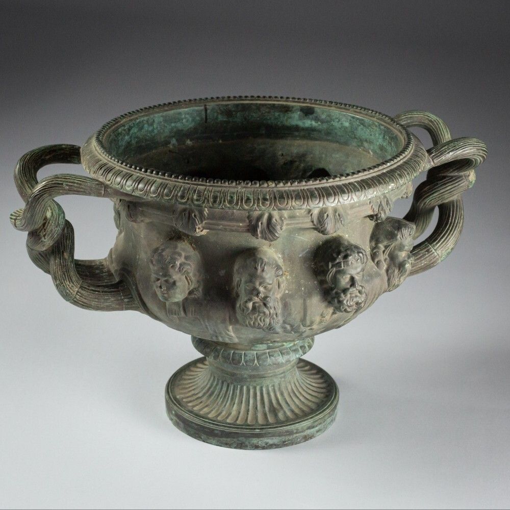 Late 19th Century Grand Tour Bronze Albani Vase photo Home Decor