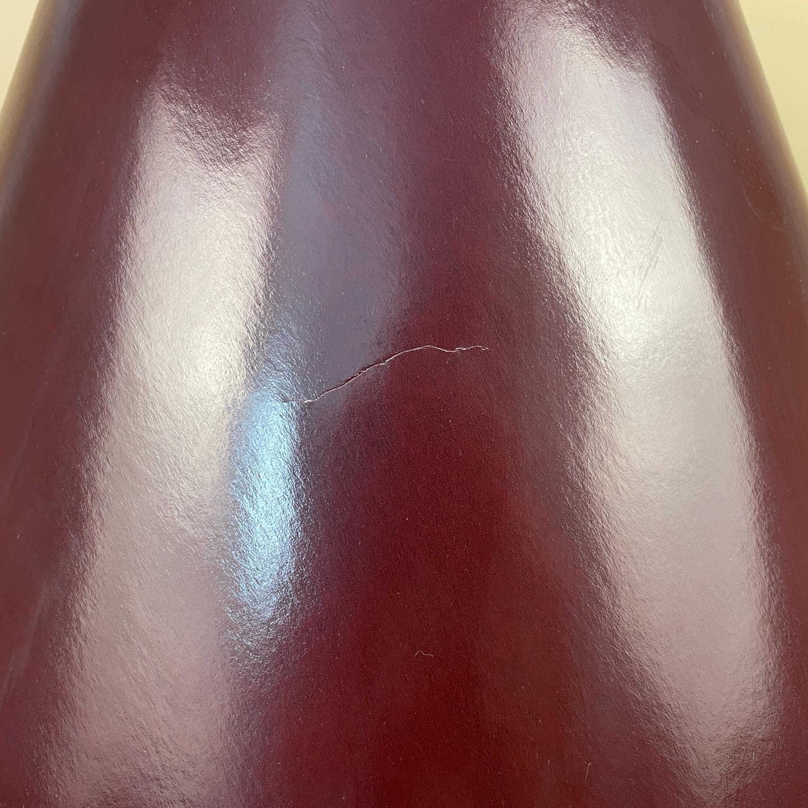 photo for sale Vintage Suzie Clayton Ceramic Lamp Bedside Table Light Round Vase Retro Cottage Pottery Natural Antiquefloral Pattern Lampshade Burgundy