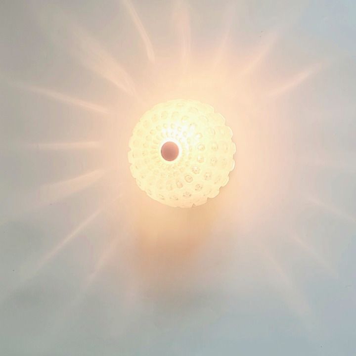 Mid Century Bubble Glass Ceiling Light From Limburg, Germany, 1960s photo vinterior
