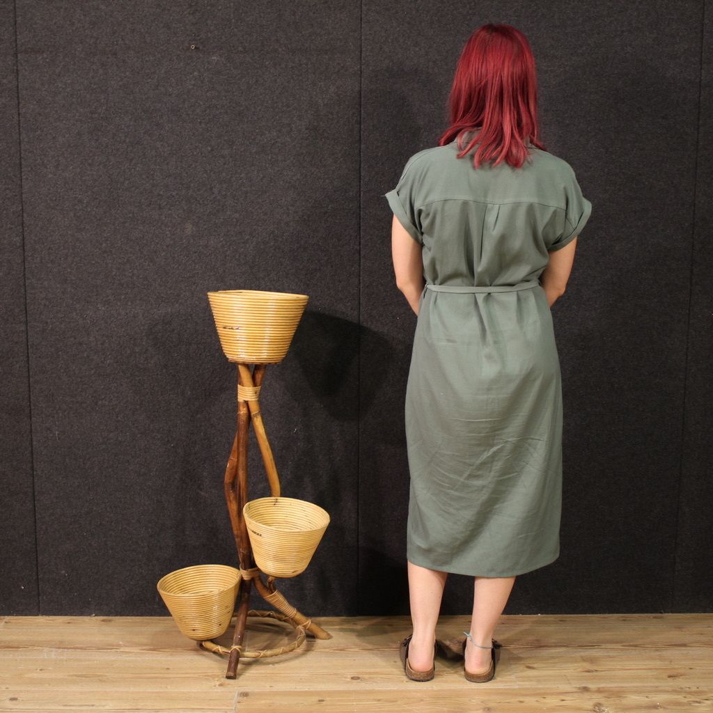 Italian Design Bamboo Vase Holder From The 1960s photo furniture