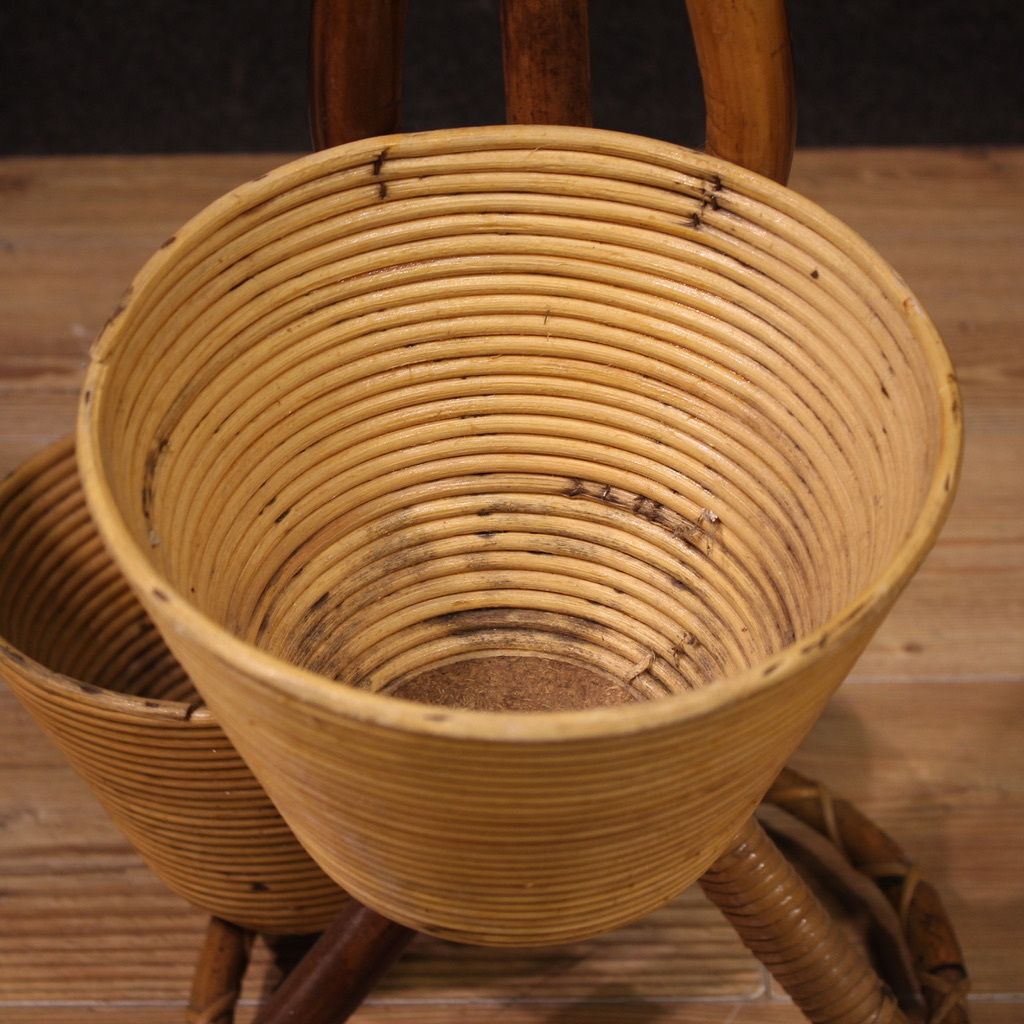 Italian Design Bamboo Vase Holder From The 1960s photo Home Decor