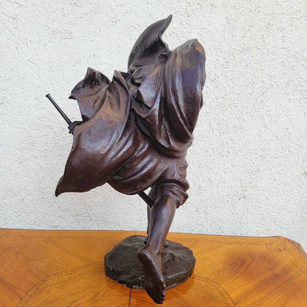 photo for sale A Miniati, Arab Warrior, Signed Orientalist Bronze, Early 20th Century