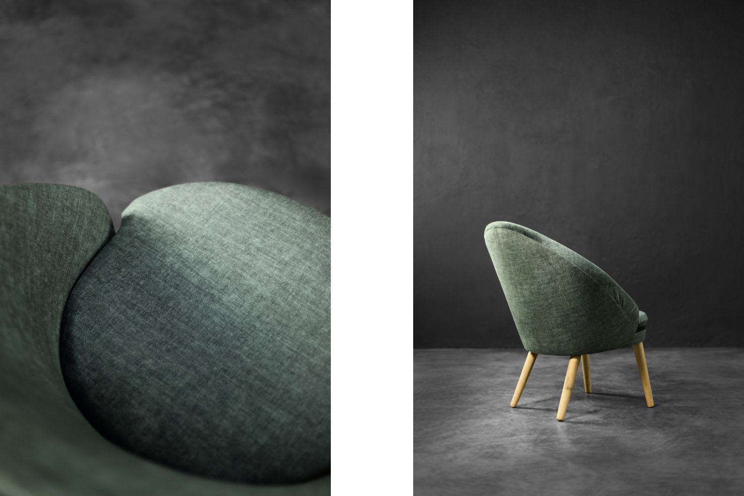photo for sale Mid Century Danish Modern Model 301 Easy Chair In Oak And Fabric By Ejvind A. Johansson For Godtfred H. Petersen, 1950s