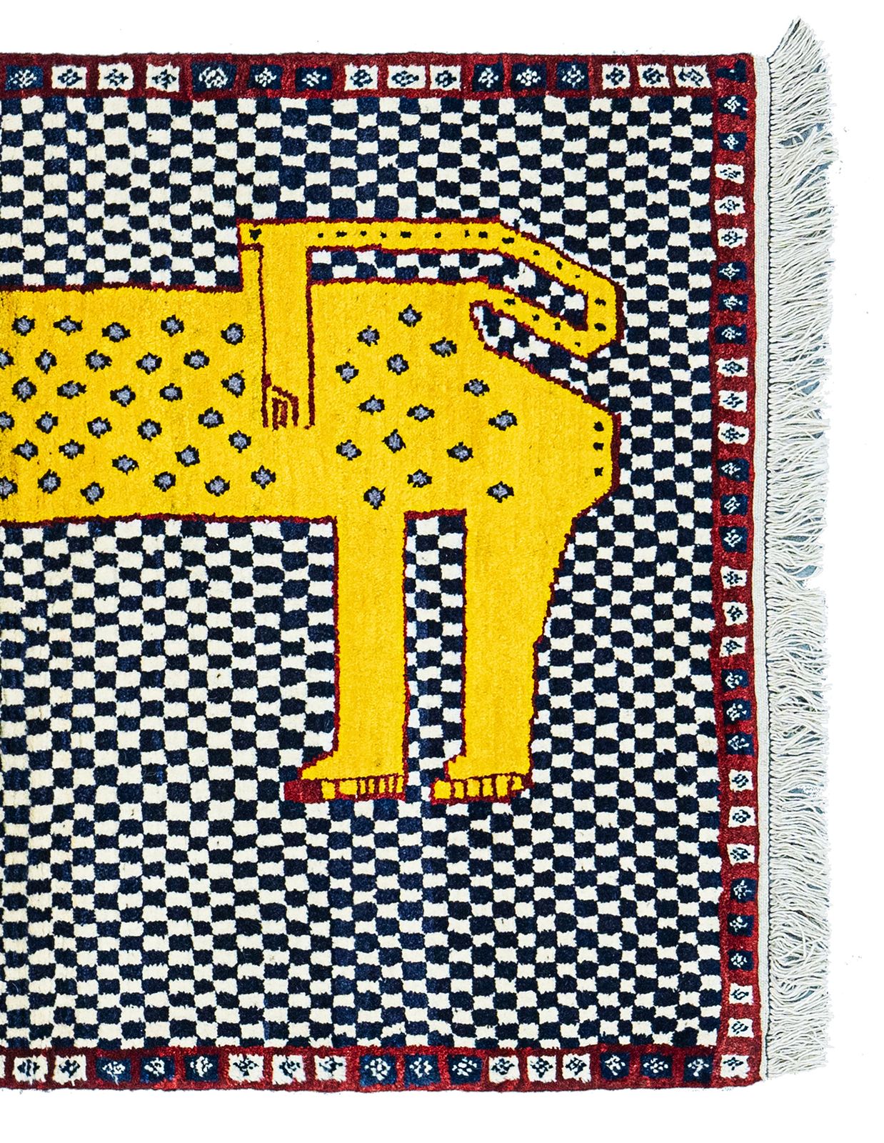 Vintage Gabbeh Rug 153x102cm photo Textiles