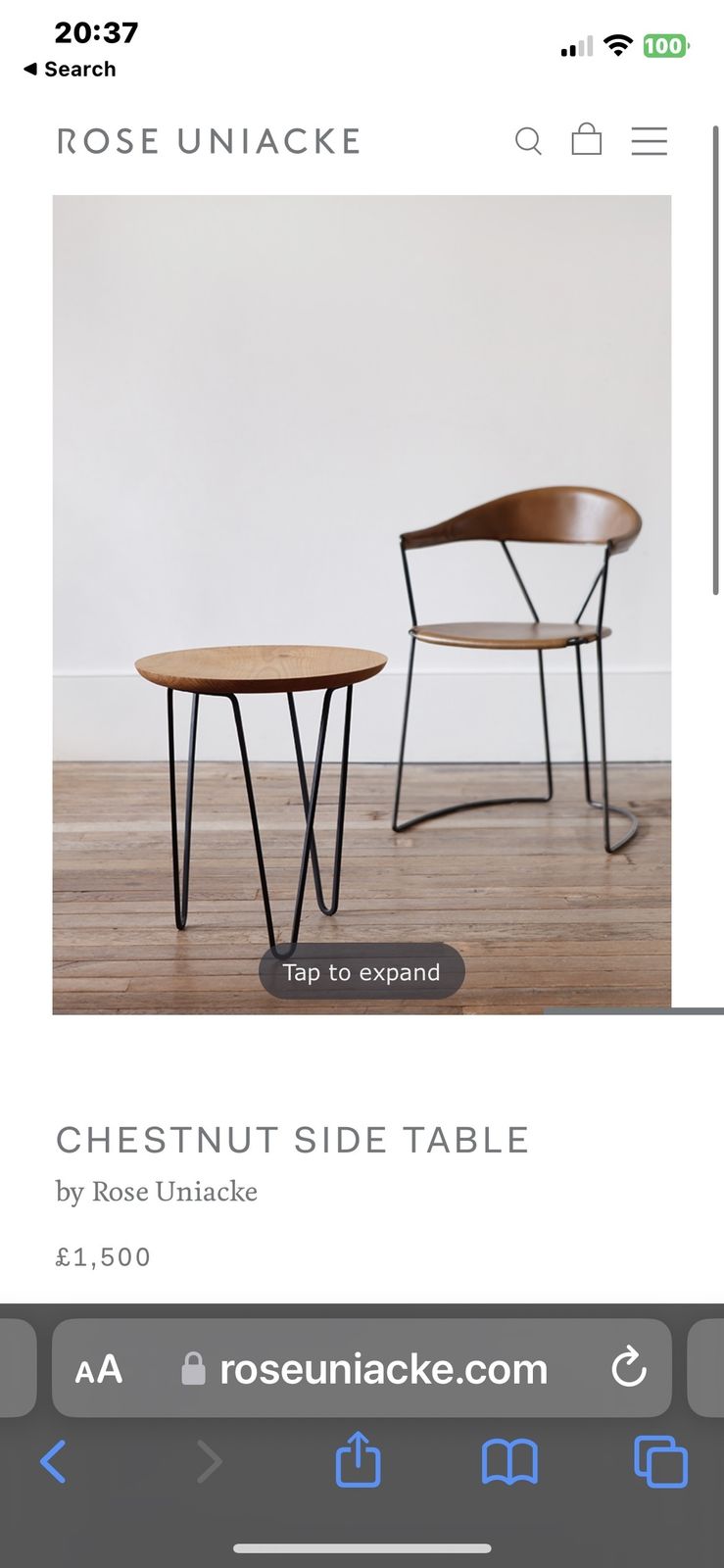 French House Bespoke Side Table (Inspired By Rose Uniacke) photo furniture