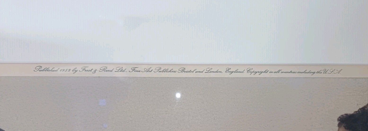 The Dance Of 1000 Flounces By Sir W. R. Flint Limited Edition Signed And Framed photo vintage