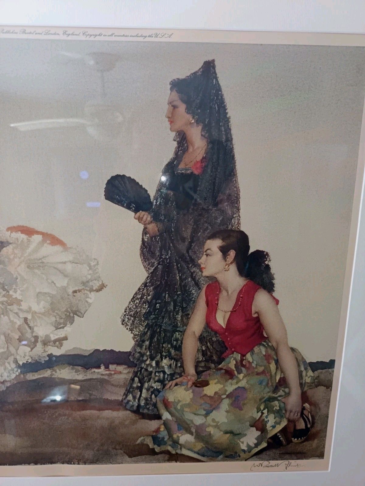 photo for sale The Dance Of 1000 Flounces By Sir W. R. Flint Limited Edition Signed And Framed