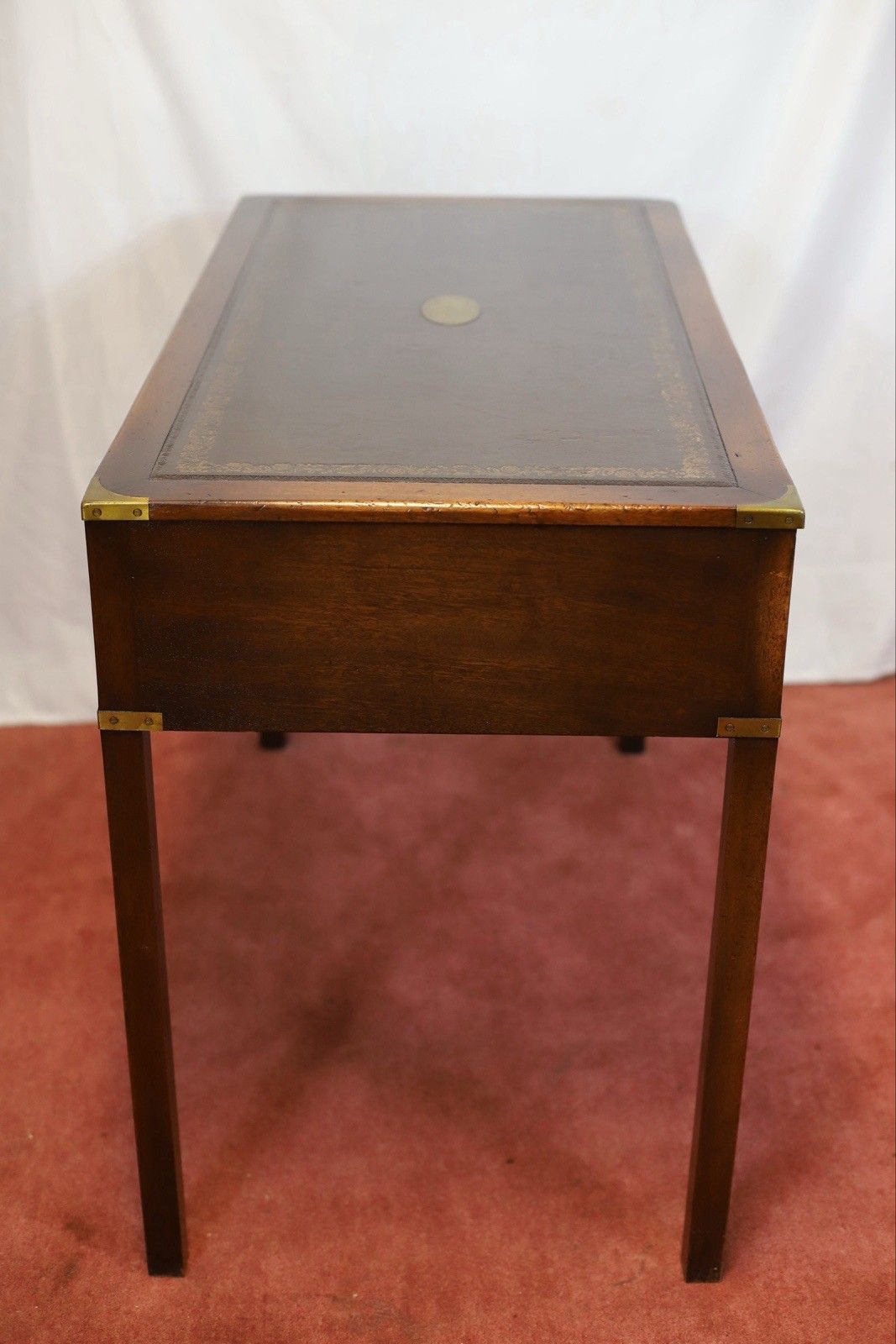 Reprodux Bevan Funnell Lovely Military Campaign Style Writing Desk photo vinterior
