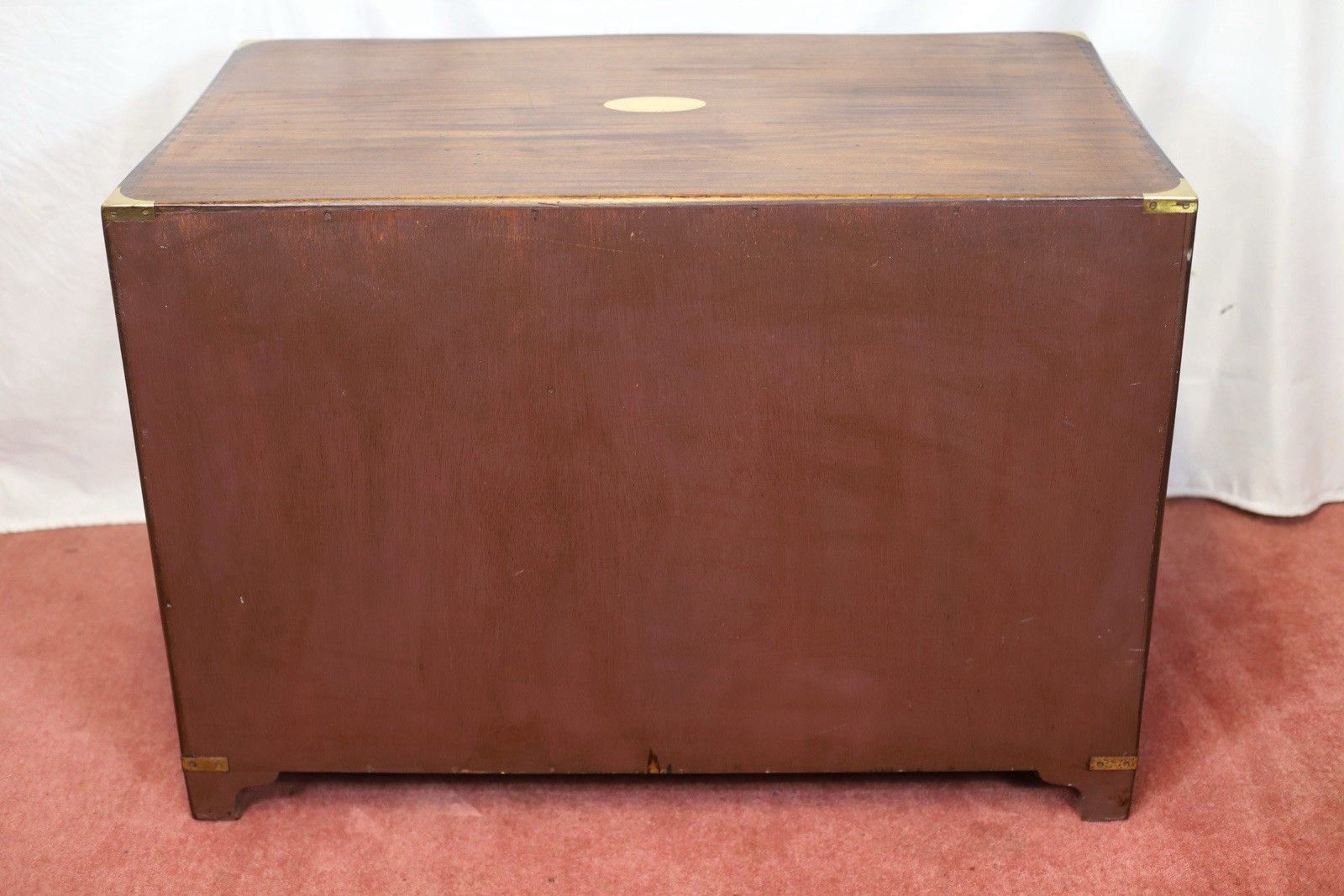 Reprodux Bevan Funnell Stunning Military Campaign Style Chest Of Drawers photo vinterior