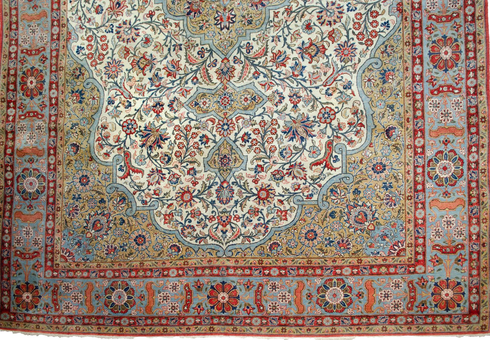 Vintage Qom Carpet 325x224cm, 1940s photo for sale