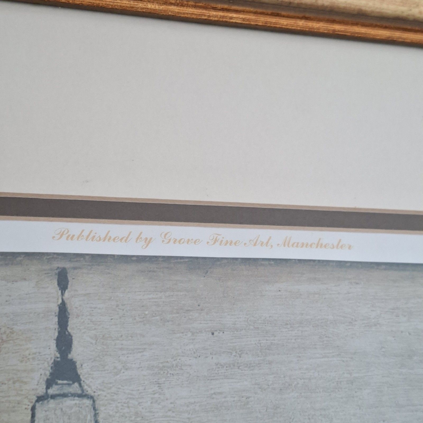 Ls Lowry St Luke's Church Limited Edition 21 / 1500  Framed Print Grove Fine Art photo 245.0