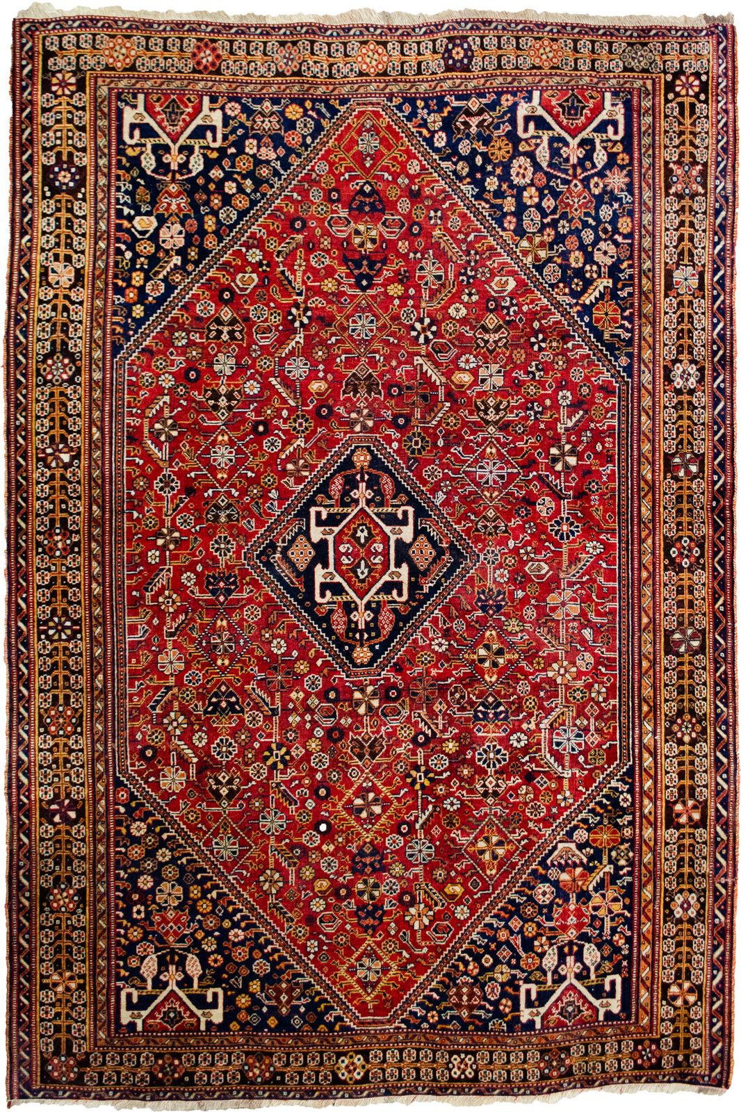 Antique Qashqai Rug 243x167cm