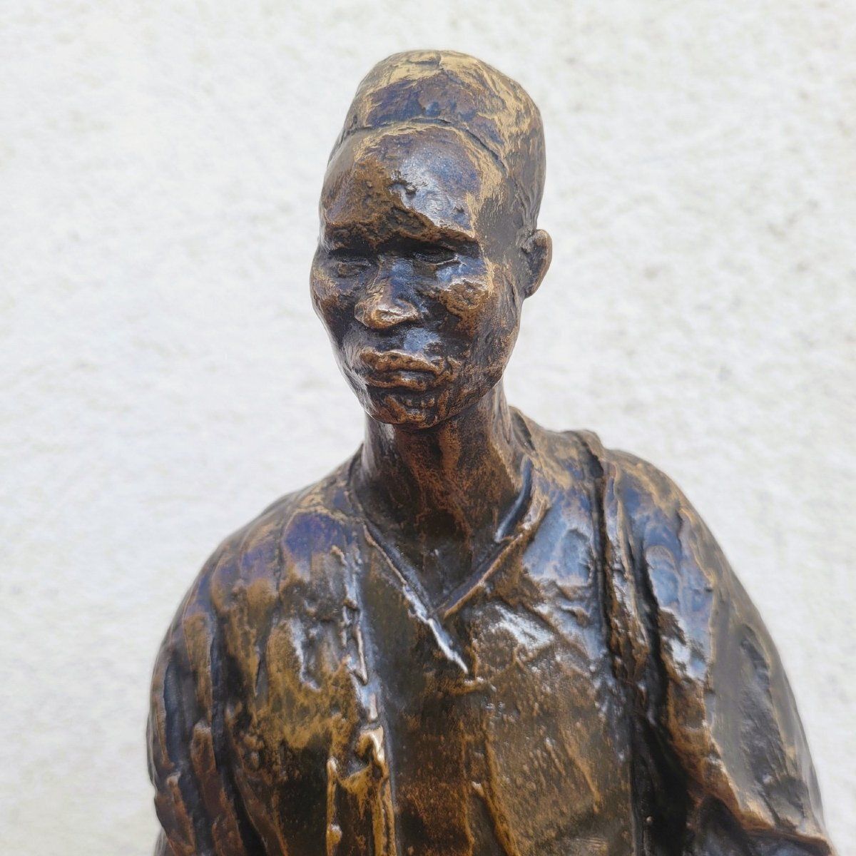 Ea Leroy, Cameroonian, Orientalist Bronze Sculpture, Early 20th Century photo for sale