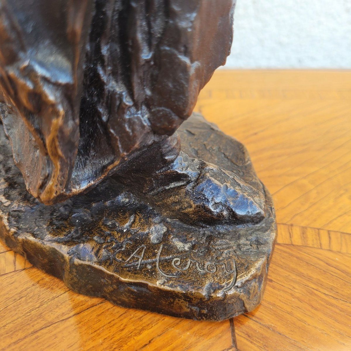 Ea Leroy, Cameroonian, Orientalist Bronze Sculpture, Early 20th Century photo buy