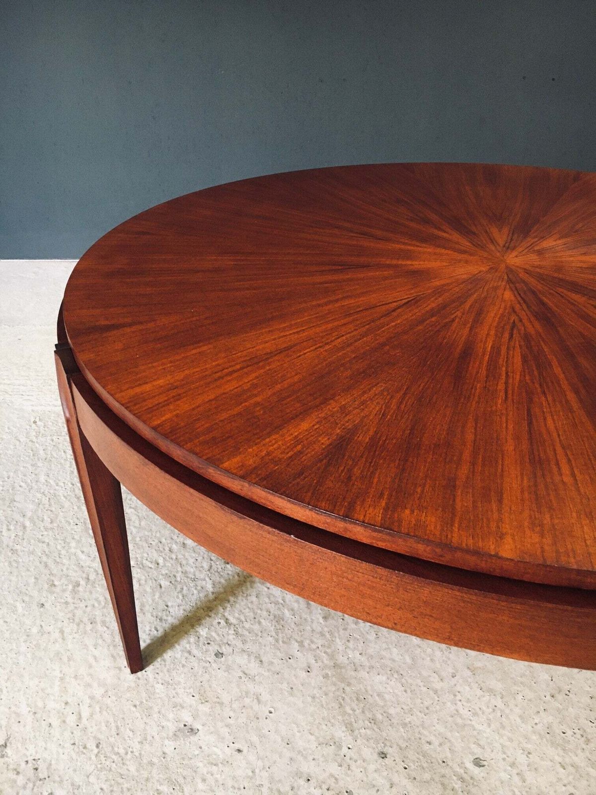 photo vintage Mid Century Modern Scandinavische Design Teakhouten Salontafel – Jaren 1960