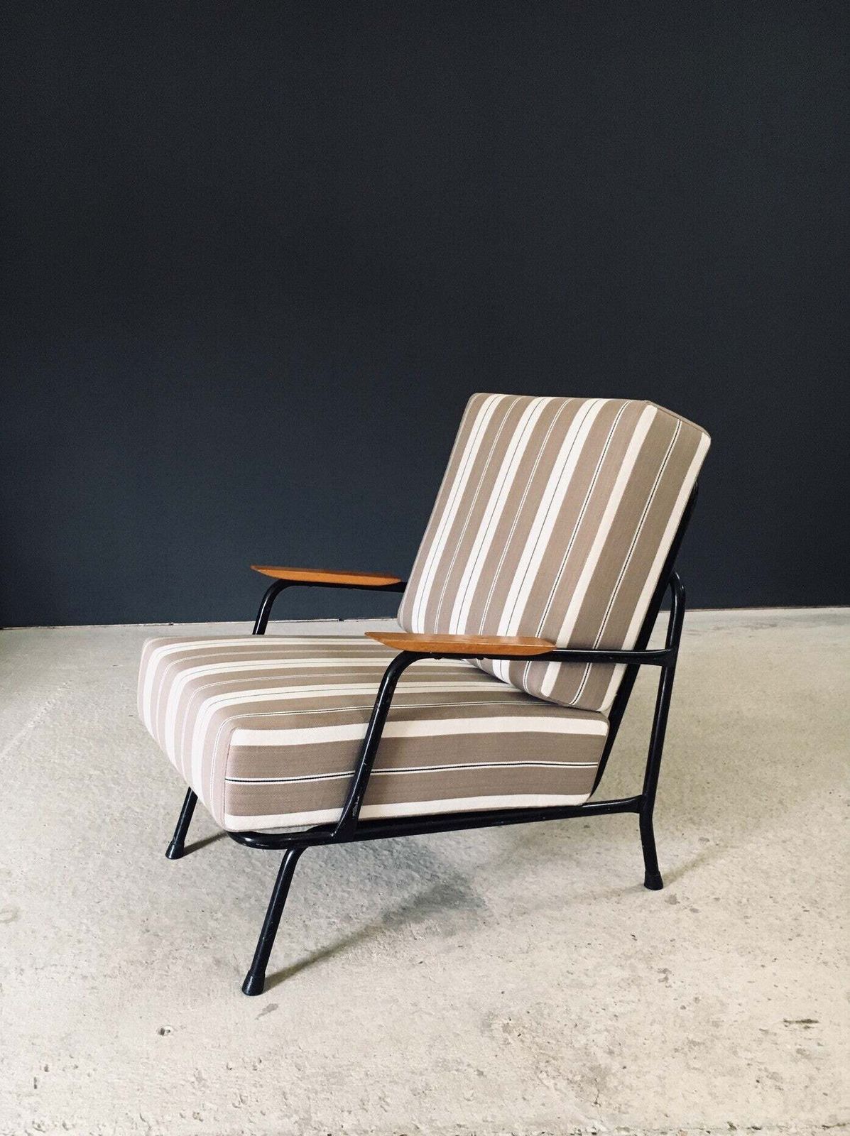 Midcentury Modern Design Lounge Chair, 1950's France photo vinterior