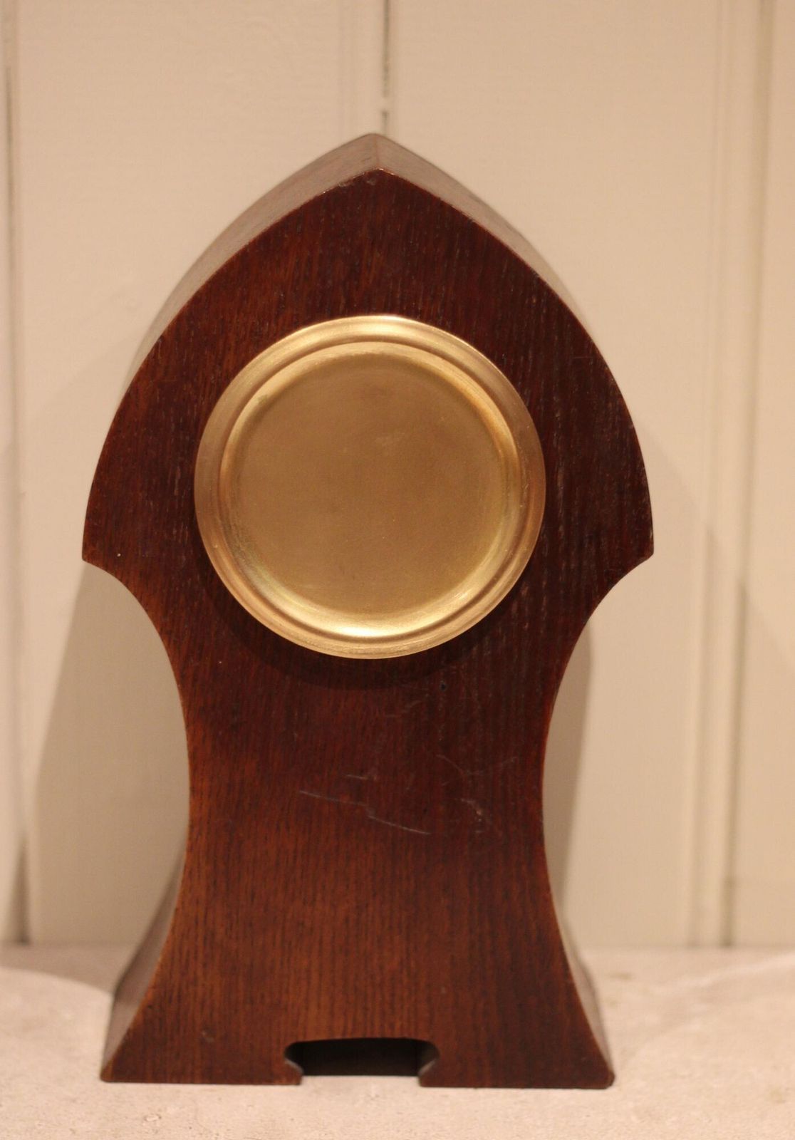 Home Decor Arts & Crafts Oak Mantel Clock photo