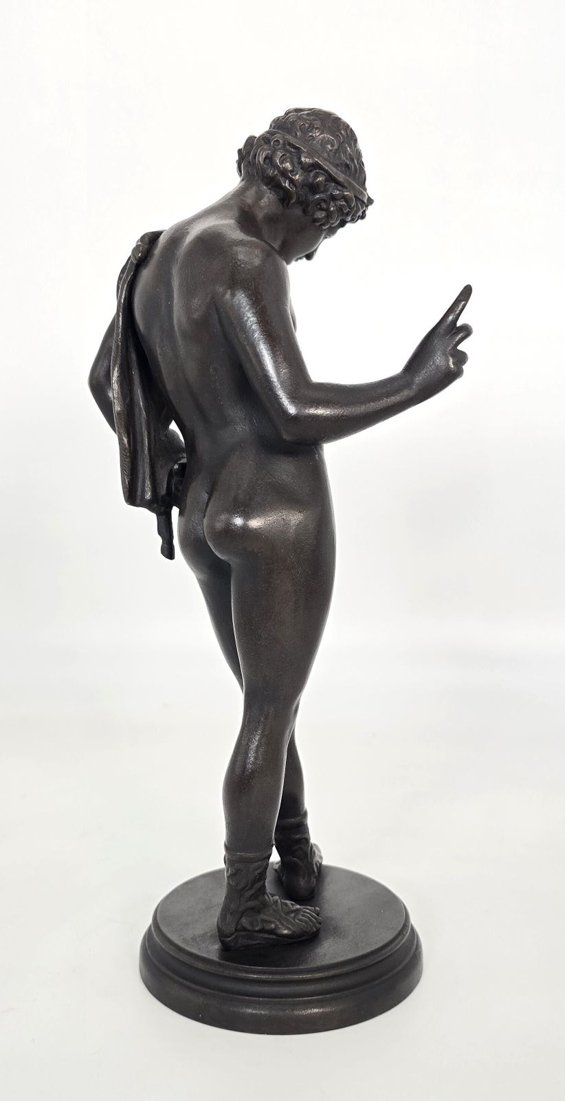 19th Century Bronze Study Of  Narcissus, Circa 1890, Italian Grand Tour Period photo 1390.0