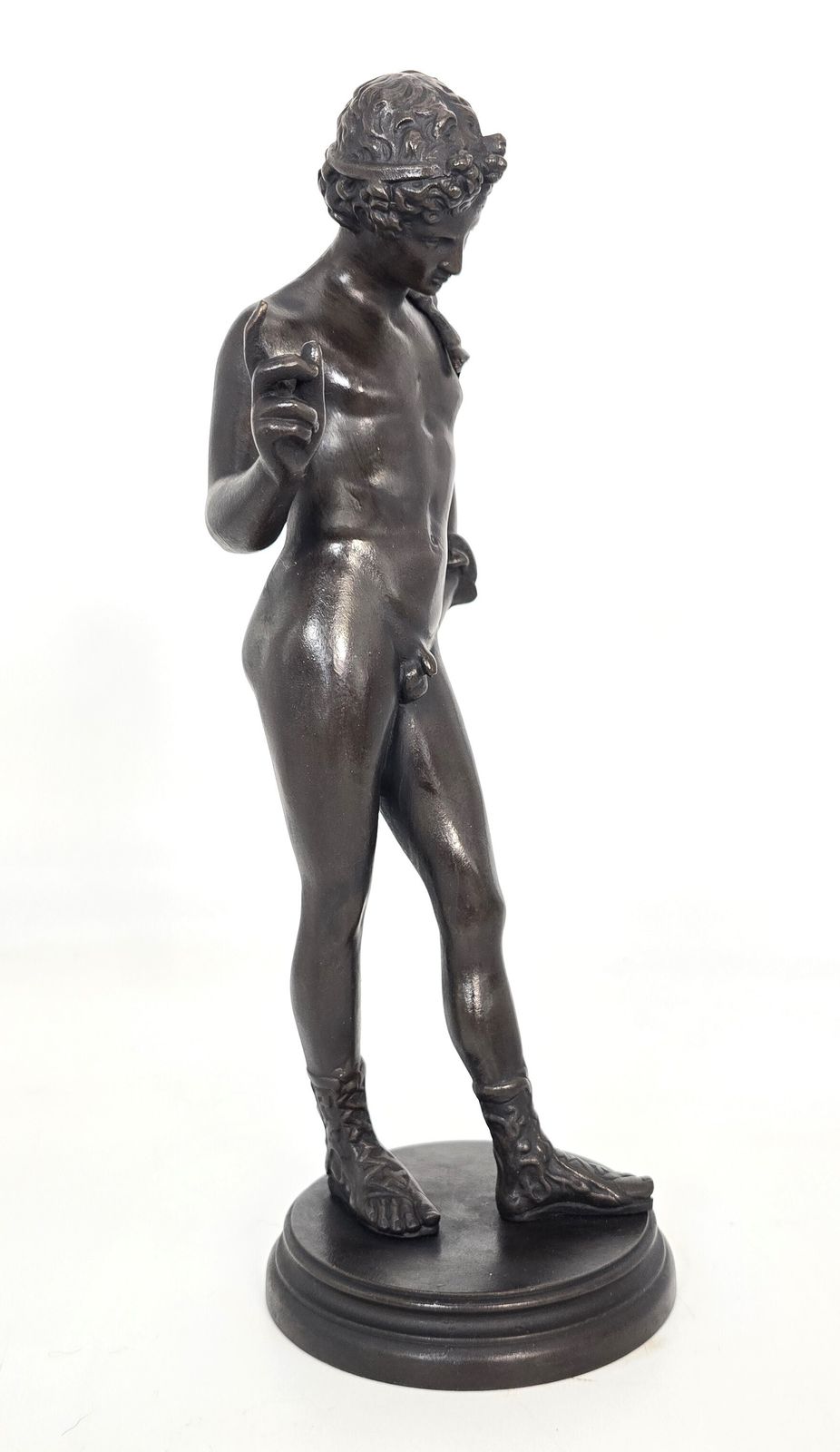 19th Century Bronze Study Of  Narcissus, Circa 1890, Italian Grand Tour Period photo vinterior