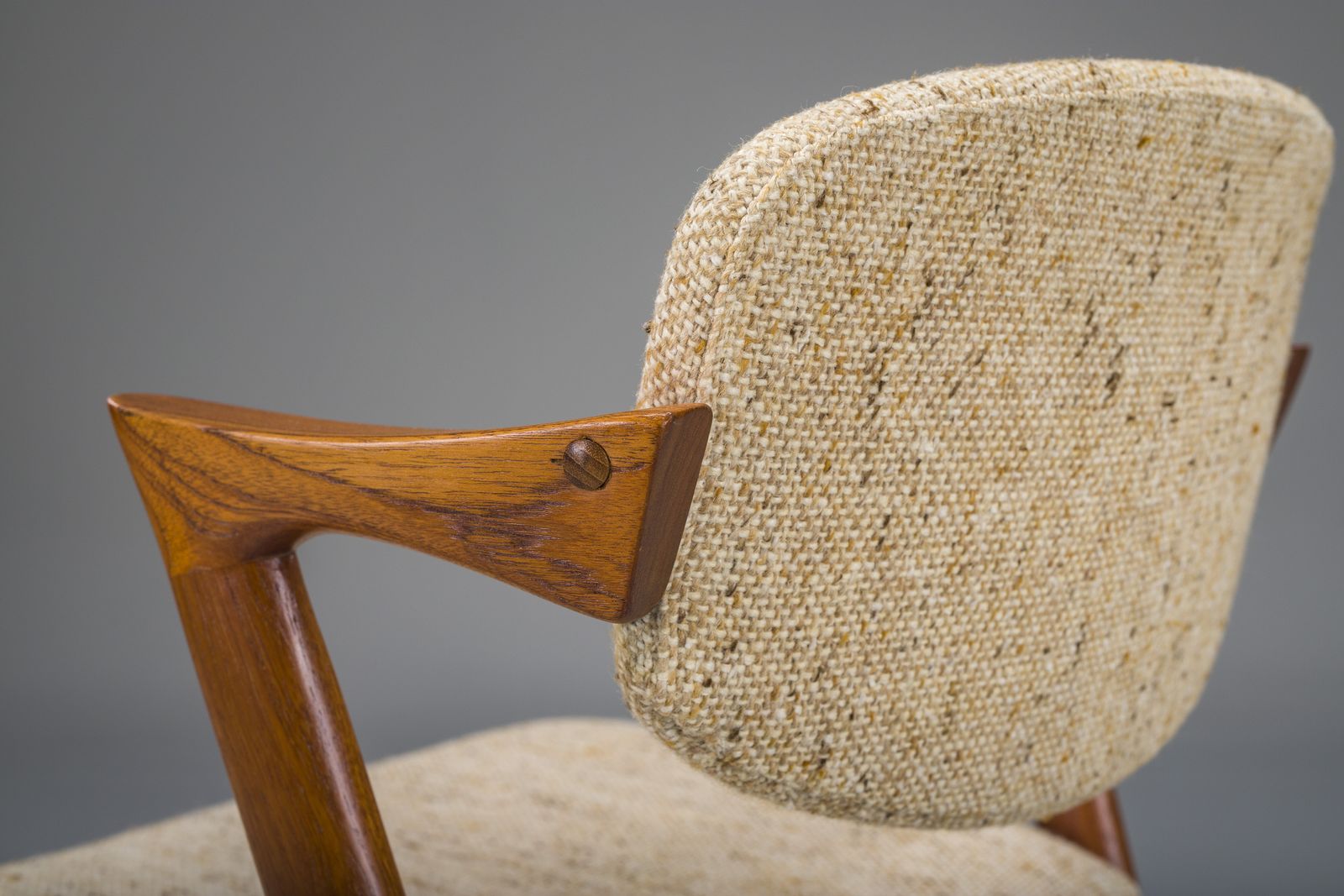 Mid Century Modern Teak Model 42 Chair By Kai Kristiansen For Schou Andersen, 1960s photo 780.0
