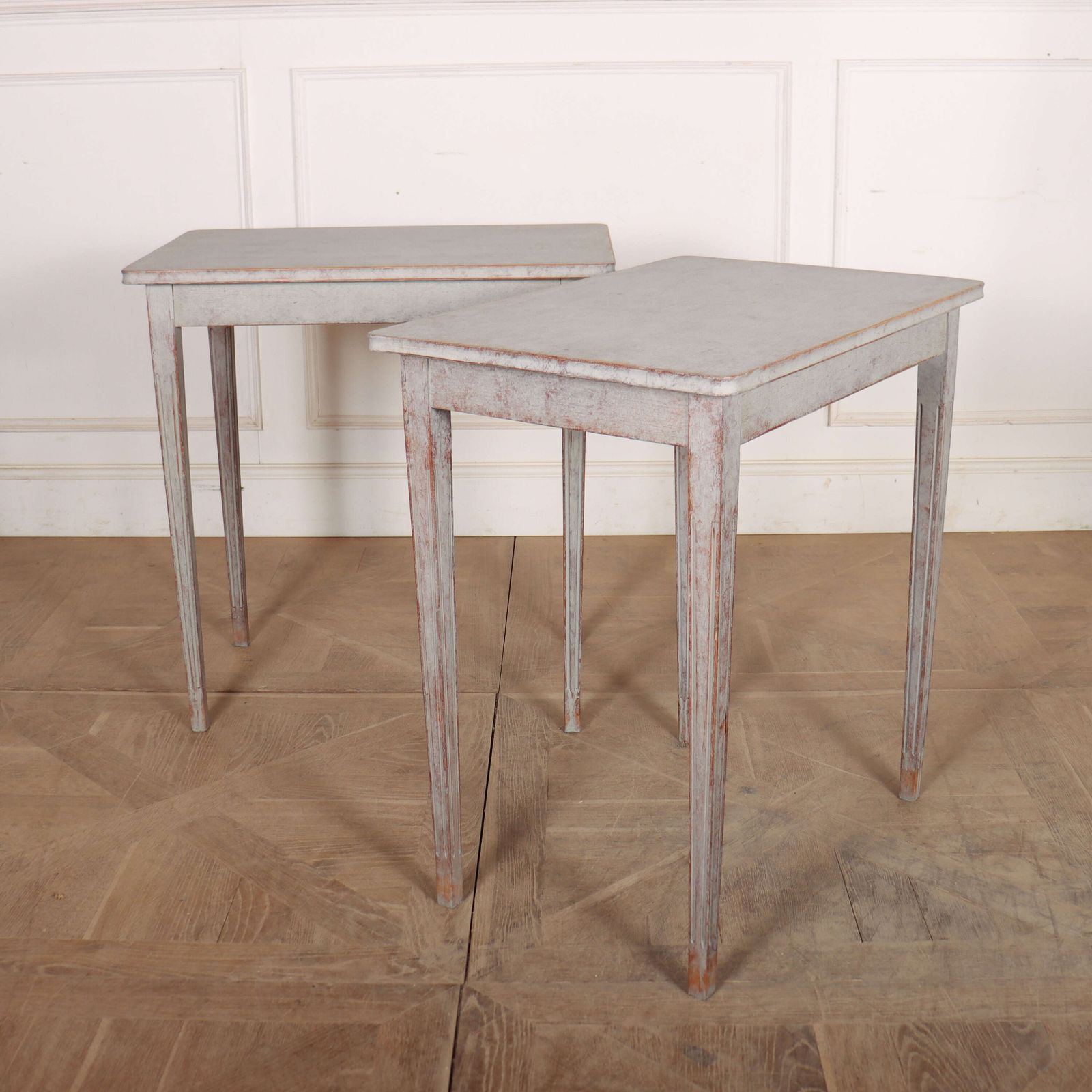 Pair Of Swedish Side Tables, 1800s photo vinterior